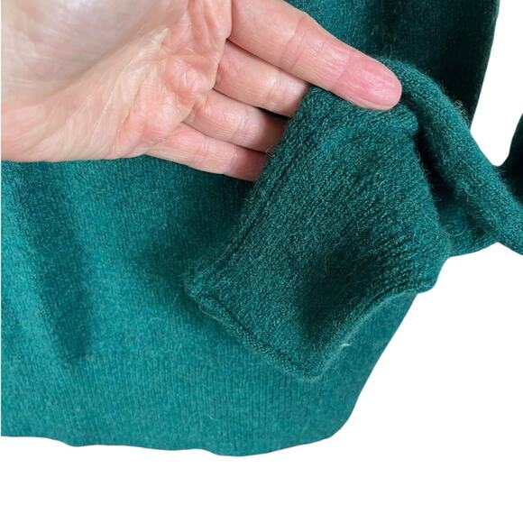 J.Crew | Rollneck Sweater in Supersoft Yarn Merino Wool Preppy Cozy Green Small - Picture 4 of 9